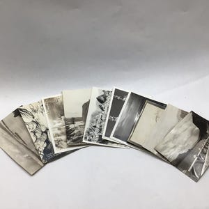 Set of 10 un-used vintage black and white Pacific North West scenic postcards