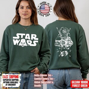 Disney Star Wars Shirt, Mandalorian Sweatshirt, Darth Vader Comfort Colors Shirt, Chewbacca Shirt, Star Jedi Shirt, Luke Skywalker Tee image 16