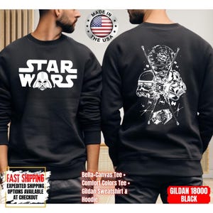 Disney Star Wars Shirt, Mandalorian Sweatshirt, Darth Vader Comfort Colors Shirt, Chewbacca Shirt, Star Jedi Shirt, Luke Skywalker Tee image 14