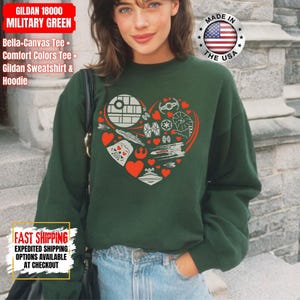 Disney Star Wars Heart Shirt, Mandalorian Sweatshirt, Darth Vader Comfort Colors Shirt, Chewbacca Shirt, Star Jedi Shirt, Luke Skywalker Tee image 16