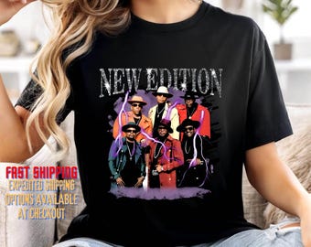 New Edition Way Tour 2026 Shirt, Vintage R&B Concert Shirt, New Edition Way Tour Sweatshirt, Comfort Colors 1717, BC 3001, Gildan Sweatshirt