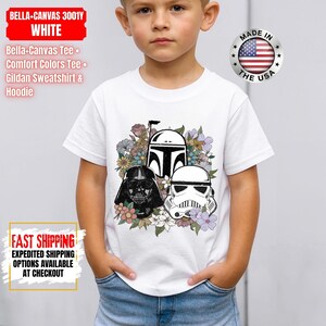 Camiseta Disney Star Wars, sudadera Mandalorian, camiseta de colores cómodos de Darth Vader, camiseta de Chewbacca, camiseta Star Jedi, camiseta de Luke Skywalker imagen 7
