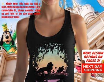 Camiseta de tirantes de Animal Kingdom, camiseta de Hakuna Matata, camiseta de Disney, camiseta de Disney, camiseta de tirantes de Animal Kingdom, camiseta de vacaciones de Disney