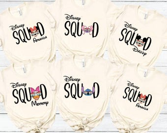 Disney Family Shirts, Disneyworld Shirts Family, Custom Disney Characters Family Sunglass Shirts, Personalized, Disney Family Shirts, Gigi