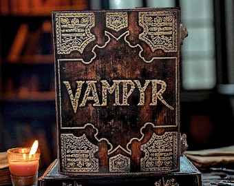 Vampyr Slayer's Leather Grimoire | Buffy Inspired Book of Shadows