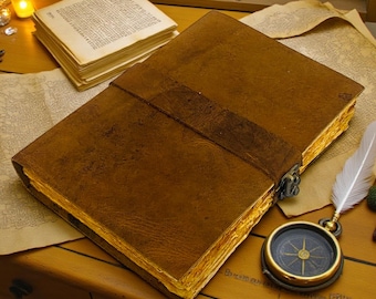 Gepersonaliseerde volnerf leren dagboek – Handgemaakt notitieboek met randjes