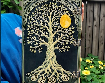 Extra Large Tree of Life Leather Journal – Handmade Vintage Sketchbook