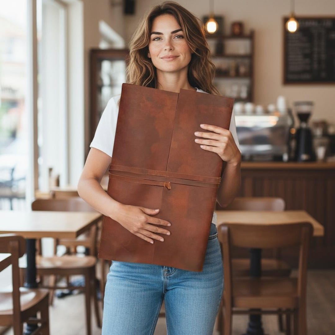 Extra Large XXL Leather Notebook | Handmade Oversized Journal | Vintage ...
