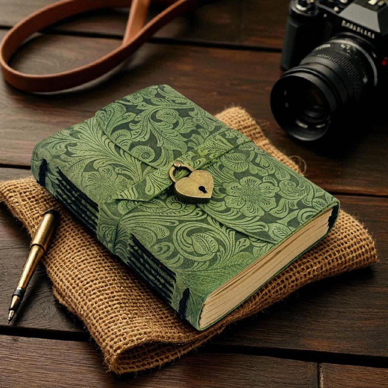 personalised leather journal
