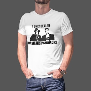 Johnny Cash and Johnny Paycheck T-Shirt, Funny Unisex Tee, Gift for Him, Casual Wear, Western, Classic Country