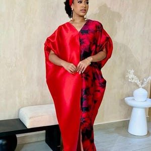 African damask  boubou| danshiki | Kaftan| Rich aunty |Nigerian dress| Party dress| | African Dress/ Rich madam/ Maxi Dress/wedding guest
