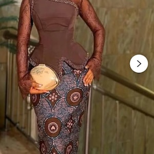 African lace wedding dress,elegant African lace gown,cultural African dress,African lace wedding guest, unique African lace dress,lace