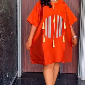Boubou aus afrikanischem Mikado| danshiki | Kaftan| Reiche Tante |Nigerianisches Kleid| Partykleid | Mikadoboubou| schwarz | Afrikanisches Kleid , Hochzeitsgast