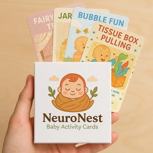Cartes d'activités pour bébés - Des idées de jeux simples pour stimuler le développement du cerveau de bébé