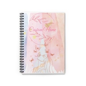 Personalized Journal Custom Notebook For Women Hardcover Notebooks Personalized Gift For Her Custom Journal For Writers Custom Name Notebook