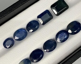 Lote de piedras de zafiro afgano (17,5 quilates) - Piedras preciosas naturales