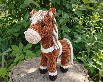 Crochet Horse Pattern | Amigurumi PDF Tutorial | Horse Plush Toy | Horse Amigurumi Pattern