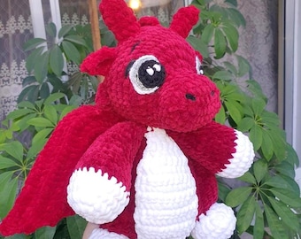 Dragon Amigurumi Crochet Pattern | Plush Toy Tutorial (PDF)