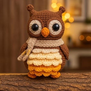 Crochet Owl Amigurumi Pattern | Beginner-Friendly Owl Tutorial