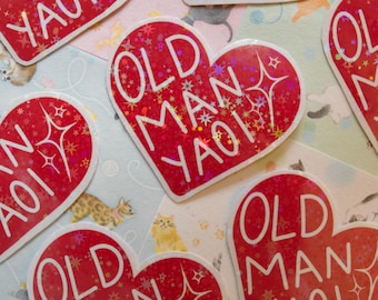 Old Man Yaoi Sticker