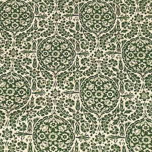 1940s hübscher Vintage Feedsack Winzig weiß, grüne Blumen, Blätter 92 cm x 50 cm halb, 39 cm ganz