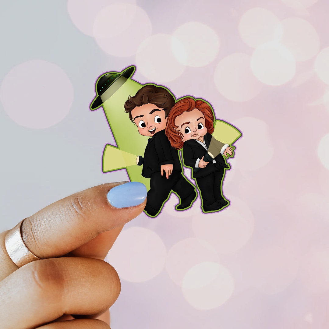 The Believer & the Skeptic X Files Sticker Mulder Scully Etsy