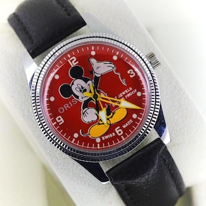 ORISヴィンテージ ミッキーマウス 手巻きアナログ時計 Oris mickey mouse - Etsy 日本