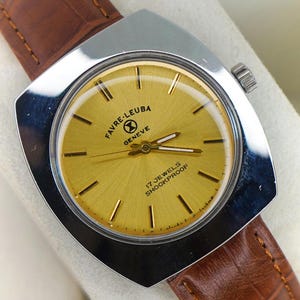Rare Favre Leuba Geneve Cal 101 Mechanical Handwing 17 Jewels Wrist Watch