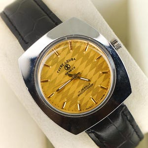 Rare Favre Leuba Geneve Cal 101 Mechanical Handwing 17 Jewels Wrist Watch