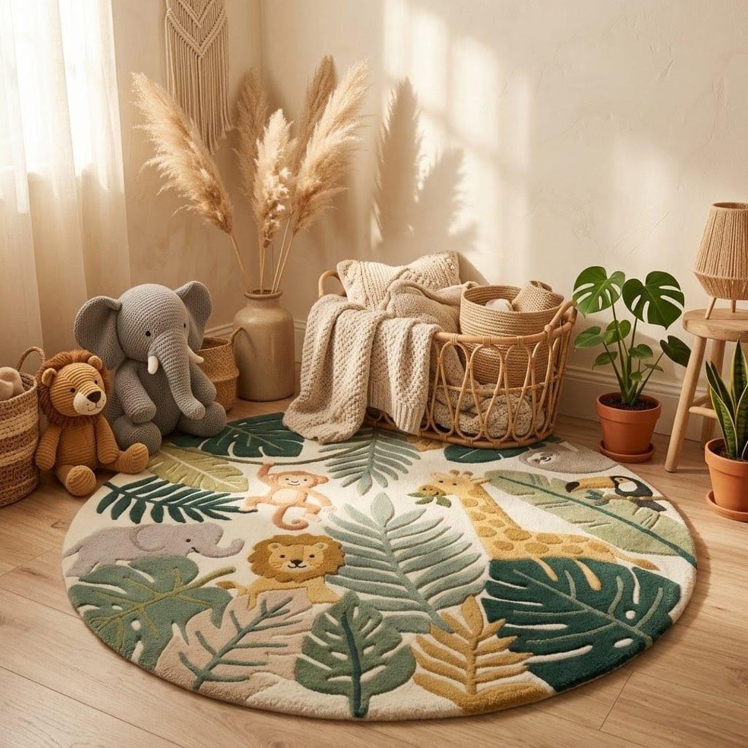 Safari Rug For Nurserynull