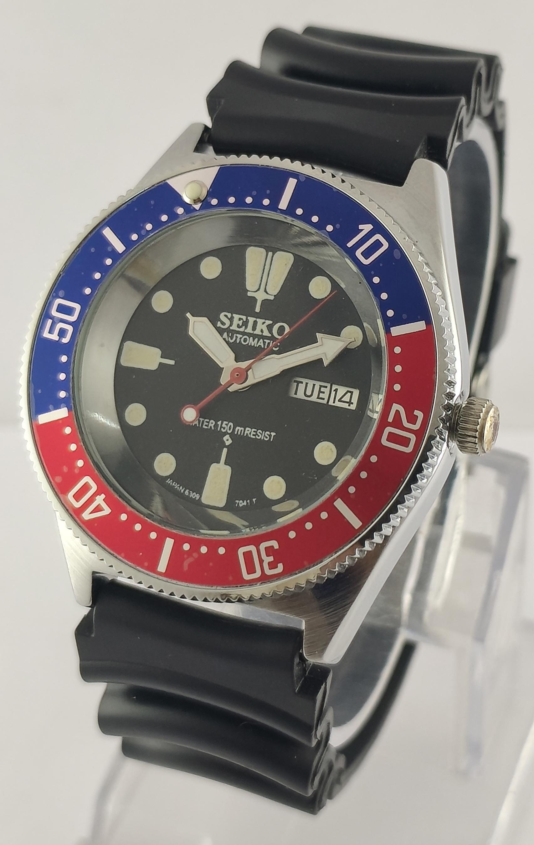 Seiko diver pepsi - Etsy 日本