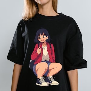 Cute Anime Girl T Shirt Design, Cute Anime Girl, Anime Girl, Cute Girl, Anime Design, T Shirt Design, Anime T Shirt Design, T Shirt Design
