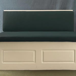 Custom genuine leather replacement cushions. window cushion cover, Ideal for benches, mid-century chairs, Leather Bench Cushion
