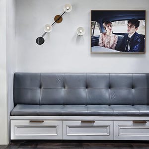 Custom genuine leather replacement cushions. window cushion cover, Ideal for benches, mid-century chairs, Leather Bench Cushion