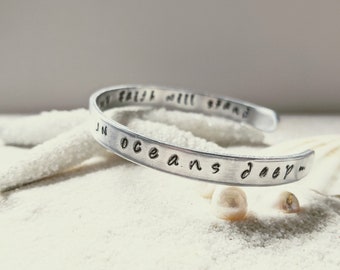 Bridesmaid Jewelry Gift for Her Gray and Turquoise Aqua and Gray Jewelry Malibu Cuff Bracelet and Earrings Memory Wire Cuff Bracelet