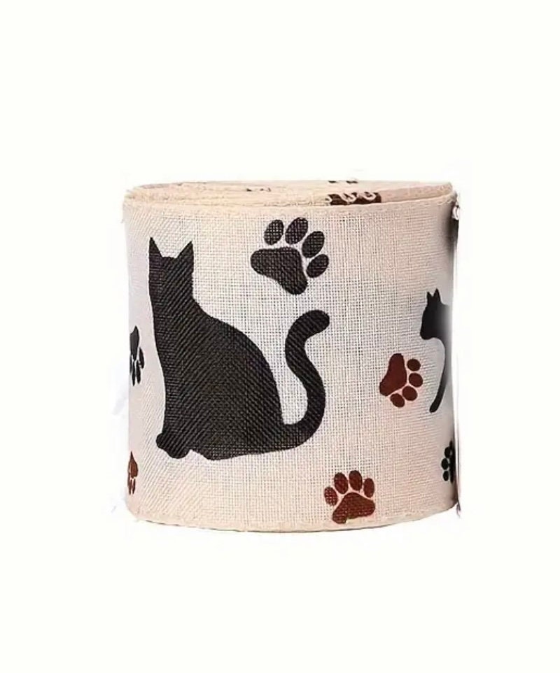 Meow Meow Ribbon by Sarah Watts - 1.5 Meow Meow Ribbon by Sarah Watts - 1.5