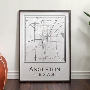 Mapa de Angleton Texas [Download digital]