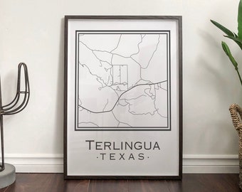 Mappa Terlingua Texas [Download digitale]