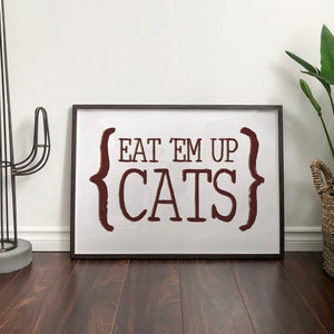 Impresión de Eat 'Em Up Cats (Universidad Estatal de Texas) [Descarga digital]