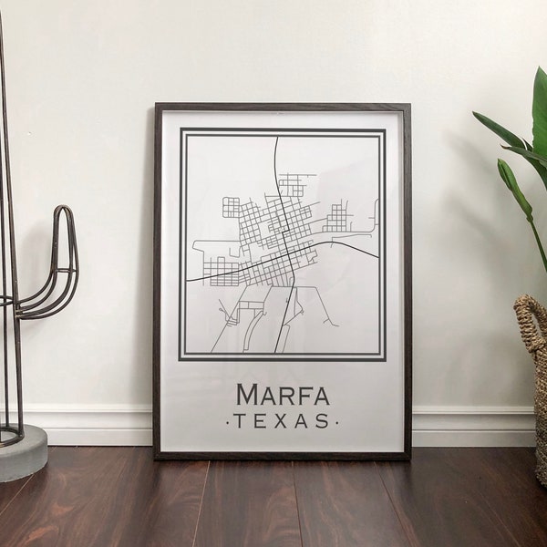 Marfa Texas Map [Digital Download]