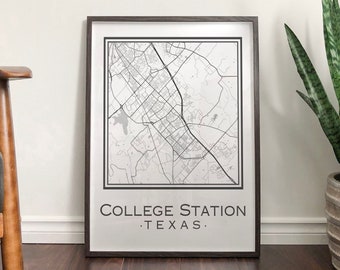 Mappa di College Station, Texas [Download digitale]