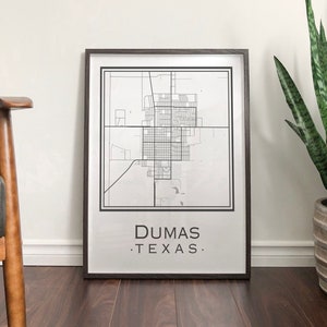 Carte Dumas Texas [Téléchargement numérique]