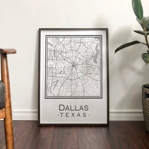 Carte de Dallas, Texas [Téléchargement numérique]