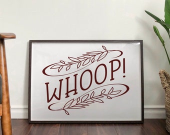 WHOOP Texas A&M Aggies Print [Digital Download]