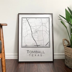 Carte du Texas de Tomball [Téléchargement numérique]