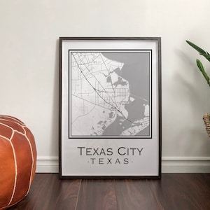 Carte de la ville de Texas, Texas [Téléchargement numérique]