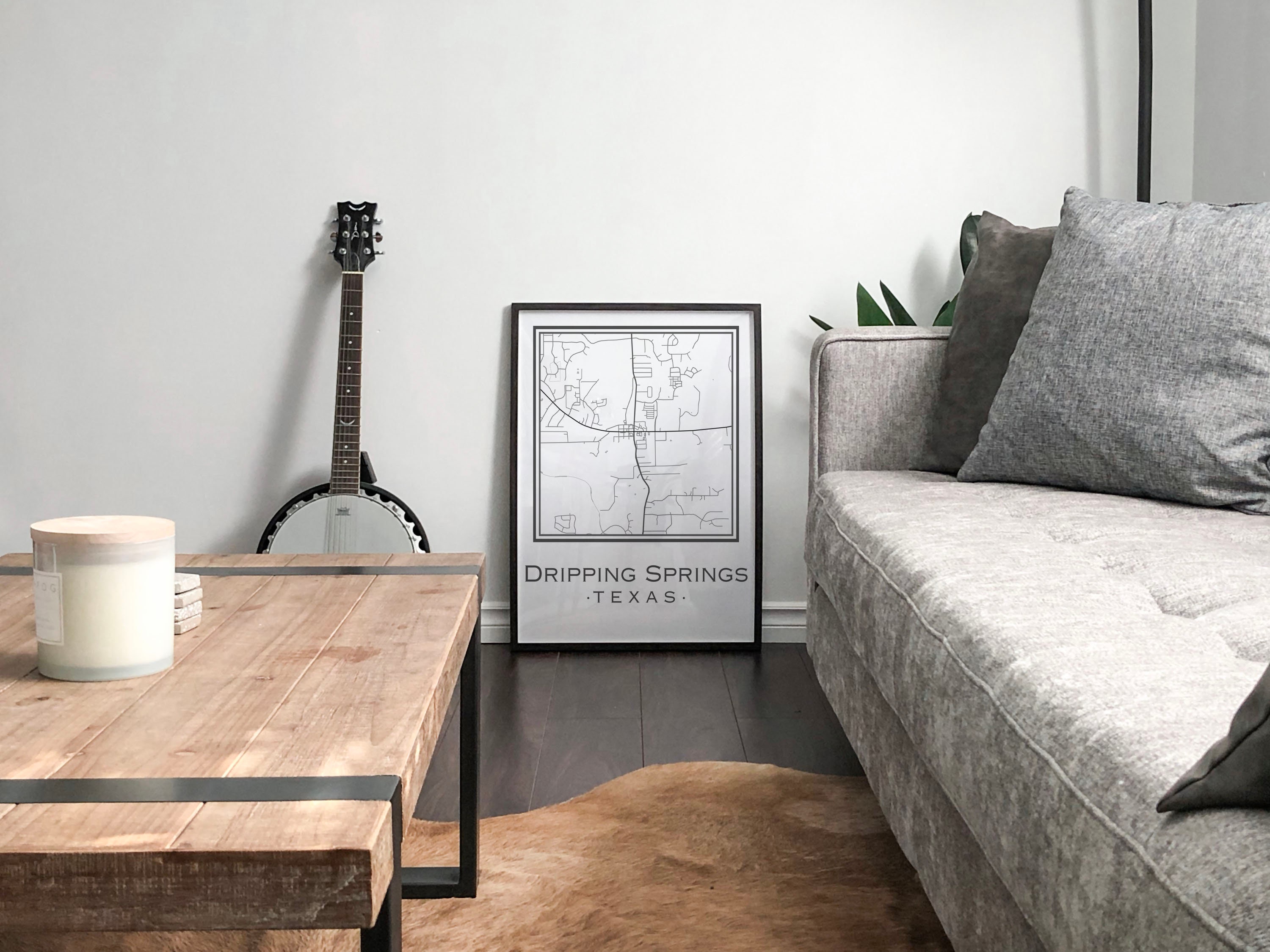 Dripping Springs Texas Map [digital Download] - Etsy