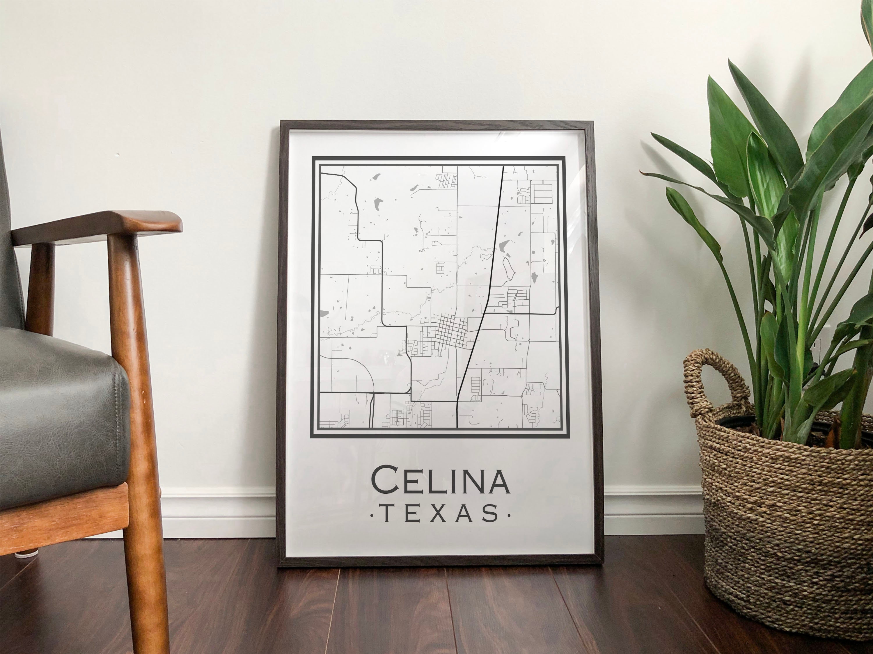 Celina Texas Map digital Download Etsy