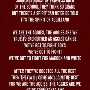 Spirit of Aggieland Print [digital] - Etsy