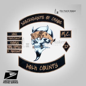 Descendants Of Chase Mc Embroidery Patch Set of 10 Pieces Iron On Sew On